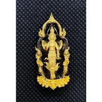 ราคา พระตรีมูรติ รุ่นสมปรารถนา เนื้อสัมฤทธิ์ชุบแบล็ค ลายทอง ขัดเงาบางส่วน พระอาจารย์เล็ก วัดถ้ำเขาน้อย จ เพชรบุรี (22151229248)