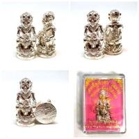 ราคา เทพสี่หูห้าตา รุ่นแรก ชนะจน ตัดอุปสรรค ครูบาแบ่ง ฐานุตตโม วัดบ้านโตนด เนื้อโลหะอาบเงิน (17722043741)