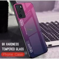 ราคา Case OPPO A16 เคสกระจกสองสี เคสเงาไล่สี ขอบนิ่ม TPU CASE เคส Oppo A16 สีกระจกเทมเปอร์ปลอกแก้วฝาหลังกันชน (12314703184)