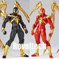 ราคา Revoltech Amazing Yamaguchi Iron Spider Man Black Ver โมเดลฟิกเกอร์ Articulado ของเล่นสําหรับเด็ก (24964635099)