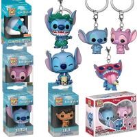 ราคา พวงกุญแจ จี้ตุ๊กตาฟิกเกอร์ Funko Pop Lilo Stitch Angel Scrump (22260011995)