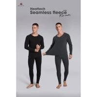 ราคา UW08 Seamless fleece Heattech for men ชุดฮีทเทค เสื้อ และ กางเกง สำหรับผู้ชาย (12096165201)