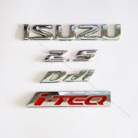 ราคา โลโก้ ชุด 4 ชิ้น ติดท้ายกระบะ ISUZU 2 5 Ddi i TEQ สำหรับ ติดฝาท้าย อีซูซุ ดีแม็ก ISUZU D MAX ปี 2007 ขึ้นไป (12793127852)