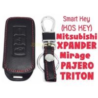 ราคา ซองกุญแจหนัง สำหรับ Mitsubishi All new XPANDER Mirage Attrage PAJERO Triton (1538903434)