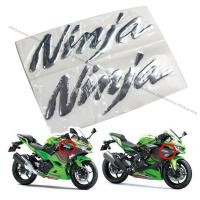 ราคา 1 คู่ Ninja สติ๊กเกอร์ โลโก้ตัวหนังสือ สำหรับ KAWASAKI Ninja 250 300 650 ZX 6R 10R 12R คาวาซากิ นินจา (22856861781)