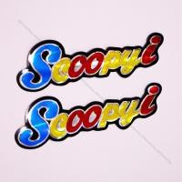 ราคา sticker สติ๊กเกอร์ แต่งรถ สติ๊กเกอร์ฟอยล์ สะท้อนแสง ลาย Scoopy i ติดรถ แต่งรถ ขนาด 4 3x 13 2 cm (20790088342)