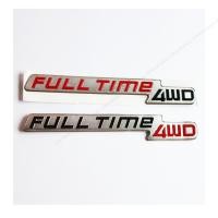 ราคา โลโก้ FULL TIME 4WD ขนาด 16 6 x 2 6 cm มี 2 สี ติดท้ายฟอร์จูนเนอร์ TOYOTA FORTUNER 2012 2015 (23003325473)