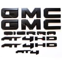 ราคา โลโก้ GMC ตัวนูน 3D ชุดติดรอบคัน สีดำด้าน GMC Sierra (22526290670)