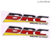 ราคา Sticker บีอาร์ซี สติ๊กเกอร์แต่งรถ รถกระบะ แต่งซิ่ง แต่งข้างรถ BRC Racing clutch ขนาด 6 5 x 34 5 cm (22237975848)