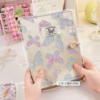 ราคา พร้อมส่ง สมุดโน๊ต ขนาด A5 เส้นกริด ปกผ้าปัก ลายผีเสื้อ 100 แผ่น สมุดจดไดอารี่ (26952452040)