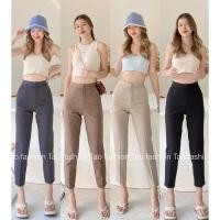 ราคา กางเกงผ้าโรเชฟขากระบอกเล็ก 9ส่วน ขาลอย ไม่ตีเกร็ดหน้า ผ้าสวยเนื้อผ้าดีมากช (6140826716)