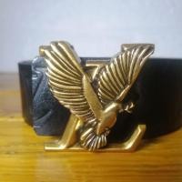 ราคา เข็มขัด แบรนด์เนม หลุยส์ วิตตอง LouisVuitton มือสอง สภาพดี มาก หนังแท้สีดำ หัวเข็มขัดโลหะสีทอง สวยมาก (24178963284)