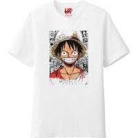ราคา เสื้อยืด Uniqlo UT เสื้อยืดแขนสั้น คอกลม พิมพ์ลาย One Piece Juvenile Jump 10 (23614619497)