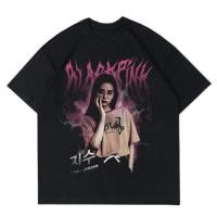 ราคา ปรับแต่งได้ kunio ขนาดใหญ่ Jisoo BLACKPINK เสื้อยืด เสื้อผ้า เสื้อยืด BOOTLEG เสื้อยืด สําหรับผู 10 (22715064925)