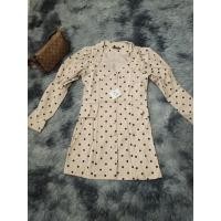 ราคา เดรสยาวลายจุดสีครีม งานป้ายYPY (18684828174)