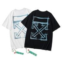 ราคา Of F แฟชั ่ นใหม ่ Hollow out Graffiti Drawing Arrow รอบคอแขนสั ้ นผู ้ ชายและผู ้ หญิงเสื ้ อยืด (27301565418)