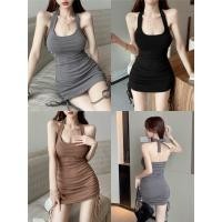 ราคา ชุดเดรสสายเดี่ยว เดรสกระโปรง เซ็กซี่ ทรงรัดรูป ใส่เที่ยวสวยมาก 150344 (28453219538)