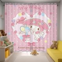 ราคา Sanrio Collection Kuromi Cinnamon Dog ผ ้ าม ่ านที ่ กําหนดเองห ้ องเด ็ กห ้ องนอนหอพัก Blackout Perforation ฟรีผ ้ าม ่ านความละเอียดสูง (27052012293)