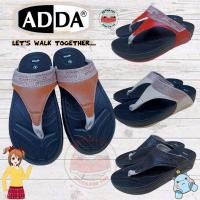 ราคา รองเท้าแตะแบบสวมผู้หญิง รองเท้าแตะส้นสูง ส้นตึก หูหนีบ Adda 62T04 (23154588126)