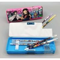 ราคา พร้อมส่งในไทย กล่องดินสอแม่เหล็ก กล่องดินสอลายดาบพิฆาตอสูร ลายการ์ตูนขัวญใจเด็กๆ (18313111747)