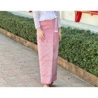 ราคา ผ้าถุงผ้าไหมตัดสำเร็จซิปหลังค่ะ (24070731433)