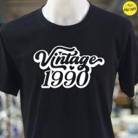 ราคา พร้อมส่ง เสื้อยืดวินเทจยุค90 Vintage ค ศ 1990 1999 เก่าแต่ไม่แก่ เนื้อผ้าCotton100 แบบคอกลม เนื้อผ้าเกรดพรีเมี่ยม (25082321510)