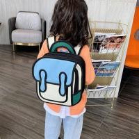ราคา เด็กกระเป๋านักเรียนสองมิติสร้างสรรค์หลินแม้วแม้วสไตล์เดียวกันเกาหลีน่ารักวิทยาเขตสามมิติ (29453349789)