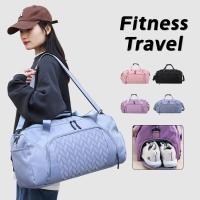 ราคา 4 สี กระเป๋าเดินทาง กันน้ํา ฟิตเนส เทรนนิ่ง แบบพกพา ความจุขนาดใหญ่ ยิม กระเป๋ารองเท้า กระเป๋าสะพายไหล่ กระเป๋าเป้สะพายหลัง (23087689632)