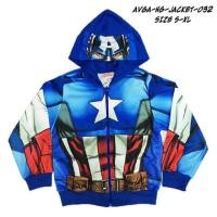 ราคา Jacket เสื้อแจ็คเก็ต เสื้อกันหนาว ลายกัปตันอเมริกา เท่ห์ นุ่ม ใส่สบาย (708383304)