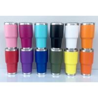 ราคา แก้วเยติ ขนาด 30 ออนซ์ 900ml เก็บความเย็น ร้อน แก้วน้ำแสตนเลส สีพื้น แบบหนา งานดี เก็บน้ำแข็งได้ (18894429683)