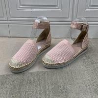 ราคา 289406 Vince Camuto2023 ฤดูร ้ อนผู ้ หญิงสีชมพูส ้ นลิ ่ มขนาดเล ็ กถักสายรัดข ้ อเท ้ า Toe Covered รองเท ้ าแตะขนาดใหญ ่ 5 5 6 7 8 5 9 9 5 41 10 42 11 43 (25871238615)