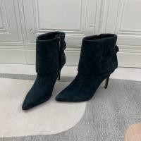 ราคา R1338 Vince Camuto 2023 รองเท้าบูท หนังวัวแท้ หัวแหลม 3 5 นิ้ว แฟชั่นฤดูใบไม้ร่วง สําหรับผู้หญิง 10 42 (25471238039)