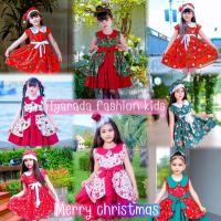 ราคา สินค้าพร้อมส่ง ชุดคริสต์มาส ชุดซานตี้ เดรสสีแดง เดรสสีเขียว (22204581030)