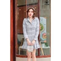 ราคา Aiyarin brand เดรสผ้าทวิต Size S (19427262908)