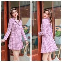 ราคา Aiyarin brand เดรสผ้าทวิต Size S (14690268960)