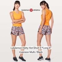 ราคา Lululemon Hotty Hot Short II Long 4 Inversion Multi Black No 12 (25282528138)