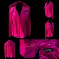 ราคา เสื้อกำมะหยี่สีชมพูอมม่วงสวย (18586879457)