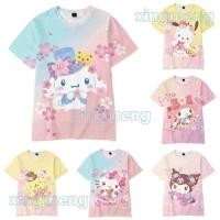ราคา sanrio shirt kuromi melody Cinnamoroll kitty shirt 222 (29103085921)
