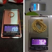 ราคา เครื่องชั่งน้ำหนักดิจิตอลแบบพกพา ทศนิยม 2 ตำแหน่ง สำหรับชั่งทองเงิน เพชรพลอย พระเครื่อง 100g 1000g (9834446889)