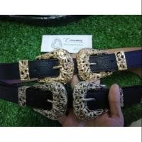ราคา พร้อมส่ง เข็มขัดวินเทจ หัวฉลุ รุ่น2หัว (2233727986)