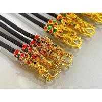 ราคา พร้อมส่ง สร้อยเชือกร่ม สร้อยพระหัวมังกรแขวนองค์เดียว ความยาว 24 นิ้ว (11494564746)