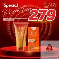 ราคา ของแท้ ส่งไว โลชั่นกันแดดทาตัว LD CC Bright Lotion SPF50 PA โลชั่นกันแดดทาตัว 1 หลอด กันแดดหน้า 1 ขวด ซึมไว (25775032243)
