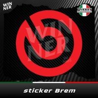 ราคา สติ๊กเกอร์ติดปั้มเบรค โลโก้ Brembo 3Mสะท้อนแสง Sticker Brembo (24063495034)