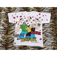 ราคา Popeye Olive ป๊อบอายหัวใจ เสื้อ OVPโอเวอร์ปริ้น งานใหม่ฟอกเก่า ป้าย WILD OATS (4992649439)