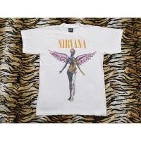 ราคา NIRVANA IN UTERO 1993 ลายเสื้อวงเนวาน่าลายปีกนางฟ้า Cotton100 ผ้าขาวฟอกนุ่ม (13148266935)