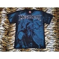 ราคา MEGADEATH OVP OVERPRINT เสื้อวงเมกาเดท Cotton 100 ป้าย THE ROXX (11071692591)