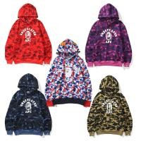 ราคา Ape Head bape Street สวมใส ่ สไตล ์ เดียวกัน Camouflage Shark Head 3D พิมพ ์ ดิจิตอล Hoodie เสื ้ อกันหนาวผู ้ ชายผู ้ หญิงเสื ้ อสวมหัว (24077387440)