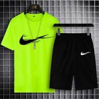 ราคา Nike men SET SPORTTSHIRT SHORT PURE MICROFIBER ORGINAL PRINT (24876639747)
