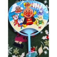 ราคา Anpanman พัดอันปังแมน ของแท้จากญี่ปุ่น Size 34 x 24 cm แข็งแรง พัดเย็นค่ะ (25450456253)