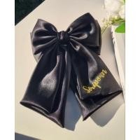 ราคา โบว์ติดผม ผ้าซาติน ใส่ชื่อได้ไม่จำกัดอักษร L กล่อง (25330215277)